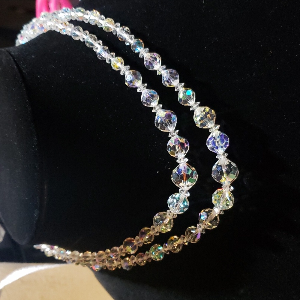 Vintage Arora Crystal necklace